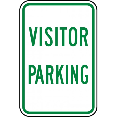 Indicator Visitor Parking v1, Sticker autocolant