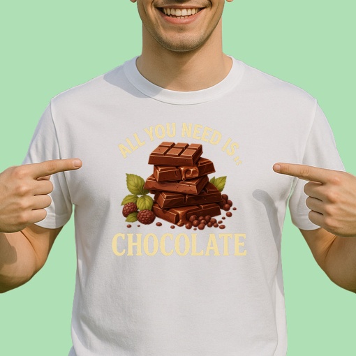Tricou Ciocolata All you need is - Copii | Dama | Barbat