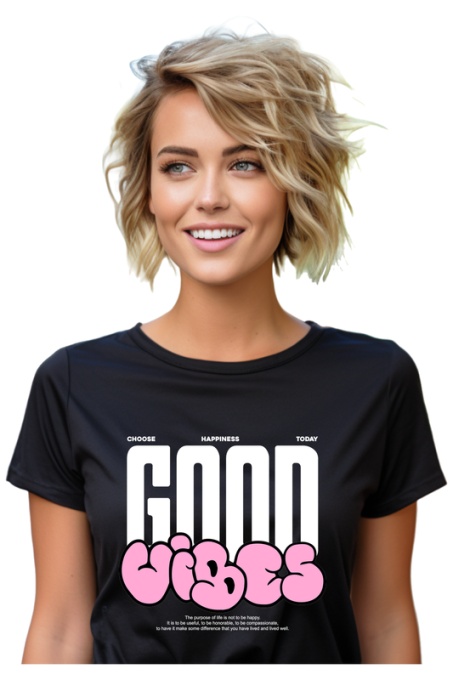 Tricou dama - Good Vibes