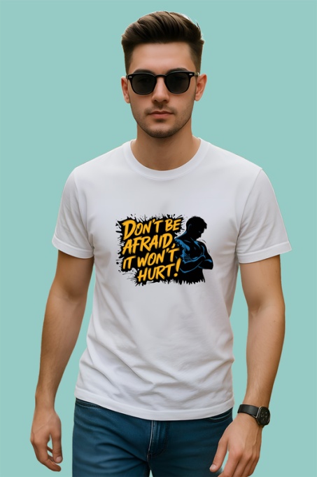 Tricou Dont Be Afraid It Wont Hurt Box, Copii | Dama | Barbat