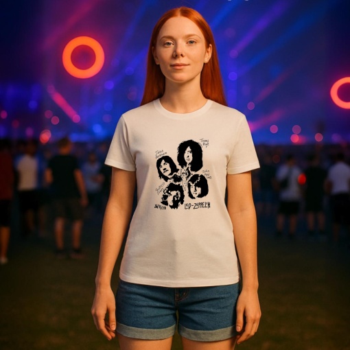 Tricou Led Zeppelin - Sketch, muzica POP, Dama | Barbat | Copii