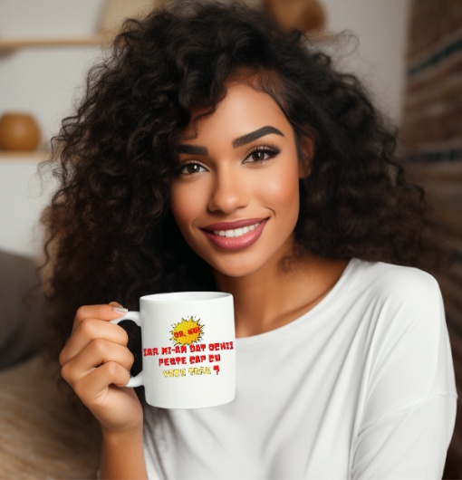 Cana haioasa personalizata cu textul Oh Nu! Iar mi-am dat ochii peste cap cu voce tare?