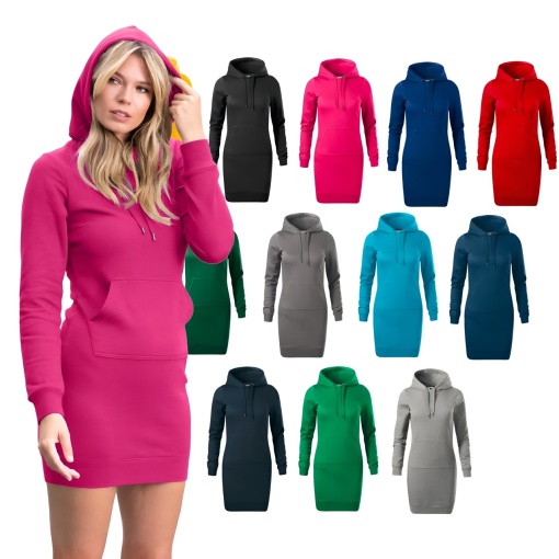 Hanorac Lung Tip Rochie Femei | 13 Culori Disponibile - 419