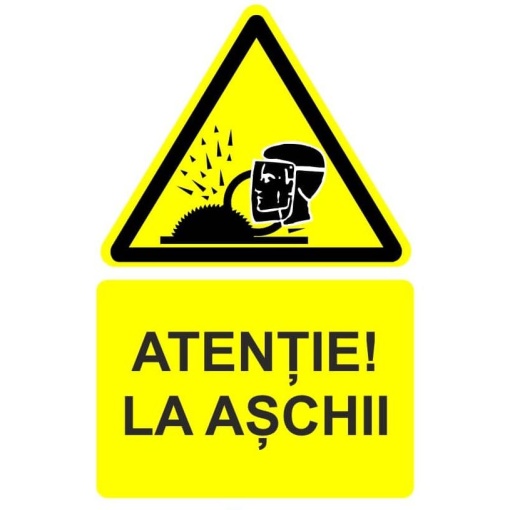 Indicator Atentie la aschii indicator de avertizare, Sticker autocolant