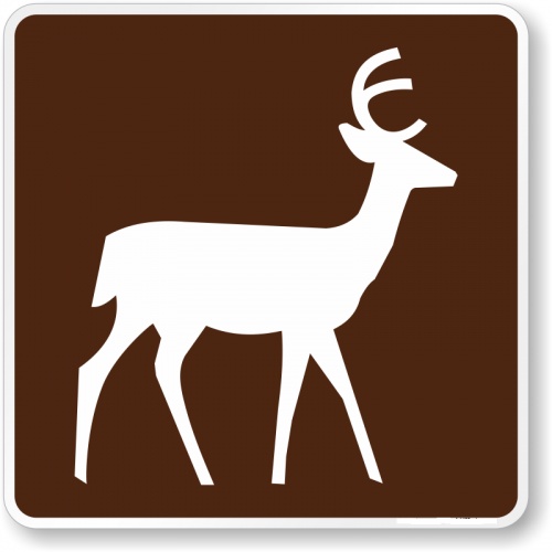 Indicator Caprioara, Sticker autocolant