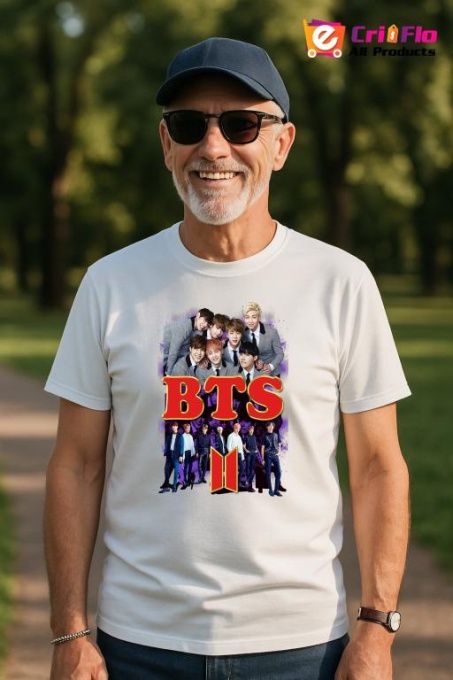 Tricou barbat Kpop cu trupa BTS 6 music Coreean 183