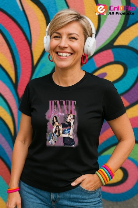 Tricou KPOP dama cu trupa formatia JENNE 2 , music Coreean 222
