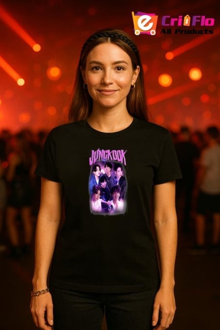 Tricou KPOP dama cu trupa formatia JUNGKOOT 13 , music Coreean 250