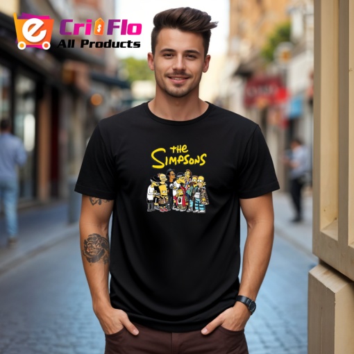 Tricou Simpson personajele emblematice ale serialului animat clasic, Copii | Dama | Barbat , tricou negru