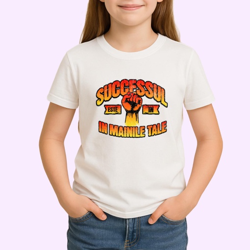 Tricou Successul este in mainile tale - Copii | Dama | Barbat