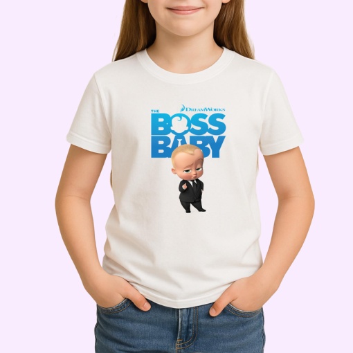 Tricou The Boss Baby bebelus sef in misiuni secrete si comice, Copii | Dama | Barbat