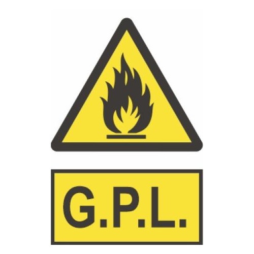 Indicator protectia muncii gpl, Sticker autocolant