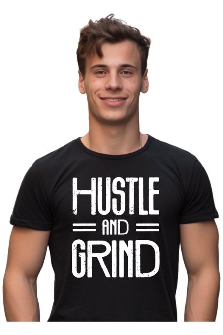 Tricou barbati - Hustle and Grind