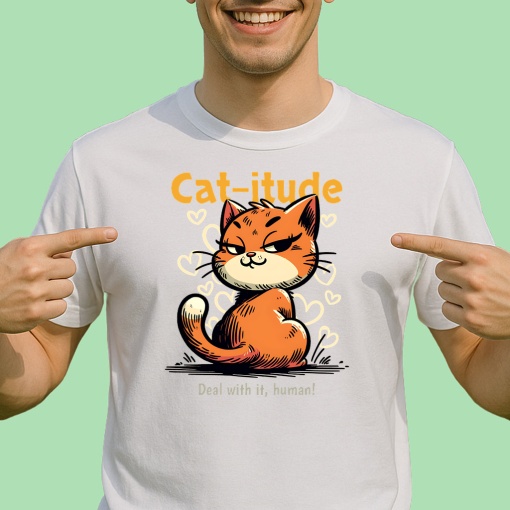 Tricou Cat-itude - Copii | Dama | Barbat