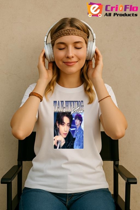 Tricou KPOP dama cu trupa formatia TAE-HYUNG KIM , music Coreean 293