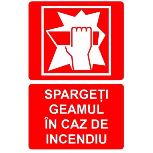 Indicator Spargeti geamul in caz de incendiu indicator PSI autoadeziv sticker autocolantSticker autocolant