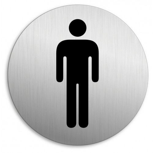 Indicator Toaleta pentru barbati, Sticker autocolant