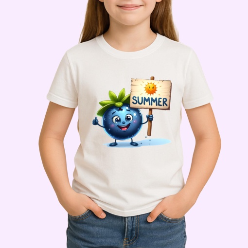 Tricou Afine amuzant de vara summer, Fructe, Copii | Dama