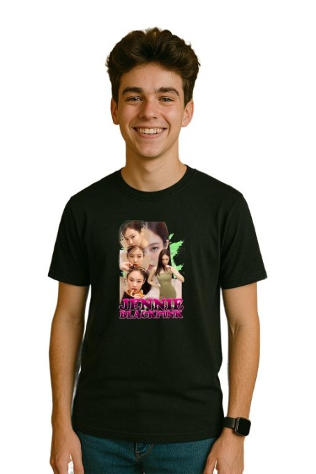 Tricou barbat Kpop cu trupa BLACKPINK JENNIE music Coreean 170
