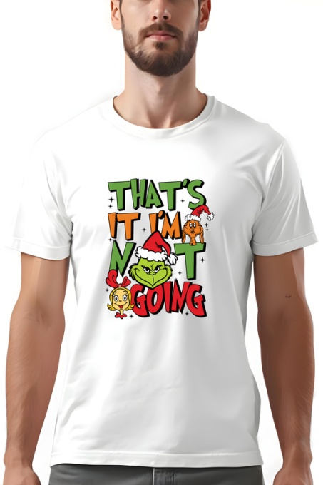 Tricou barbat - That's not what Grinch doing - Crăciun, modă, stil, cadouri, sărbători, festiv