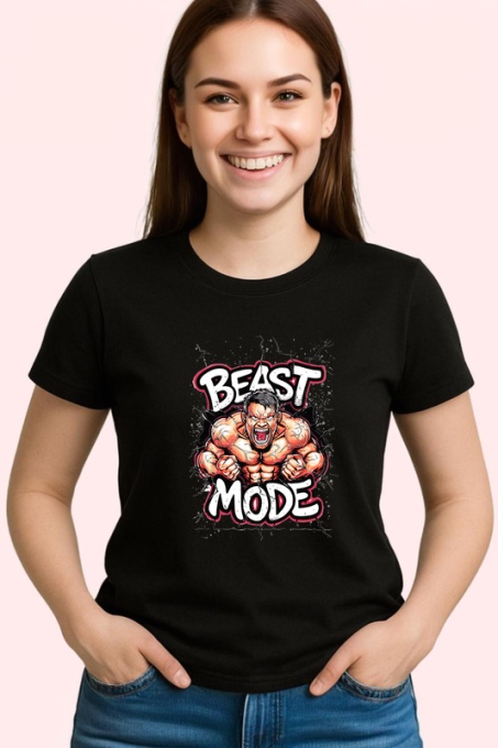 Tricou Beast Mode Muschi Maxim, Copii | Dama | Barbat, culoare negru