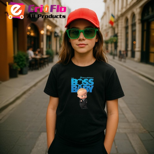 Tricou The Boss Baby bebelus sef in misiuni secrete si comice, Copii | Dama | Barbat , tricou negru
