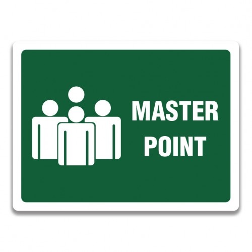 ⚠️ INDICATOARE 🛑 Indicator MASTER POINT SIGNAGE, Sticker autocolant ️