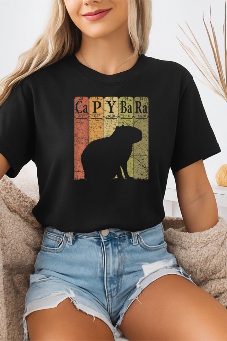 Tricou dama CapyBara - Tabelul periodic al elementelor