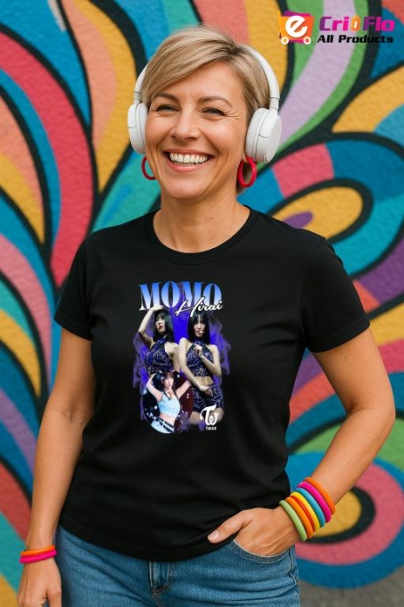 Tricou KPOP dama cu trupa formatia MOMO 2 , music Coreean 272