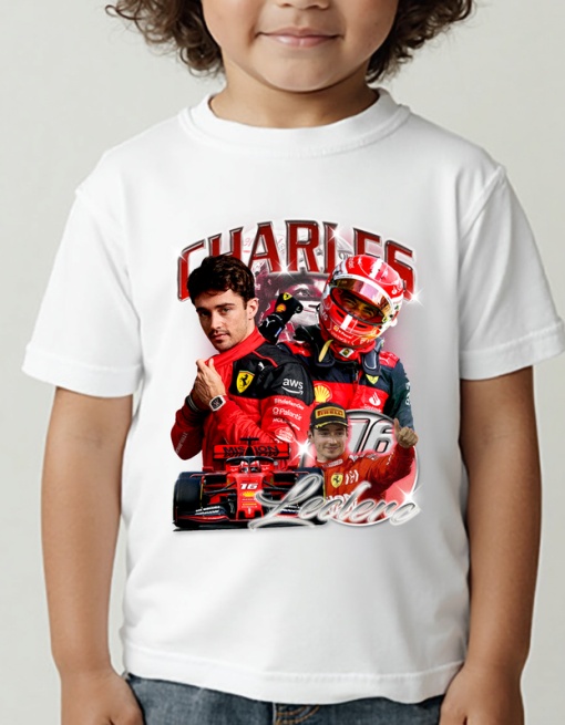 Tricou pentru copii - Formula 1 - Charles Leclerc