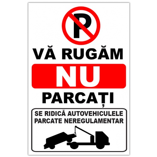 Indicator Pentru masinile parcate neregulamentar, Sticker autocolant