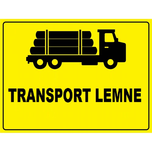 Indicator pentru transport lemne, Sticker autocolant