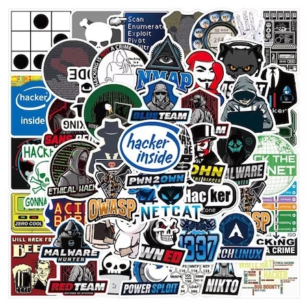 Set Stickere Hacker