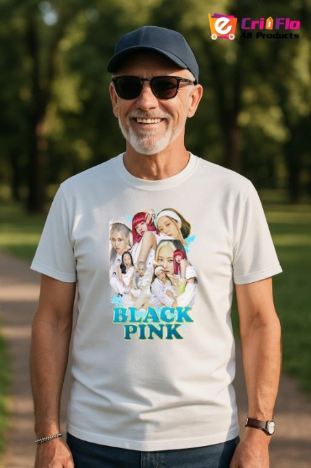 Tricou barbat Kpop cu trupa BLACKPINK 8 music Coreean 167