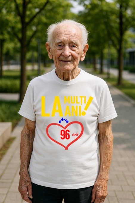 Tricou Cadou 96 ani - Cadou aniverasare Barbat