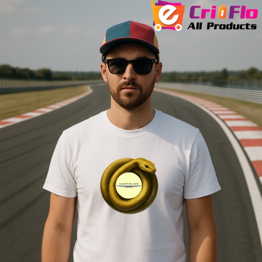 Tricou Chrysler Sarpe Galben Asteptand Sa Atace | Unisex Dama si Barbat