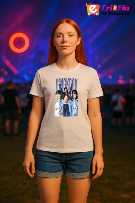 Tricou KPOP dama cu trupa formatia JUNGKOOK 2 , music Coreean 241
