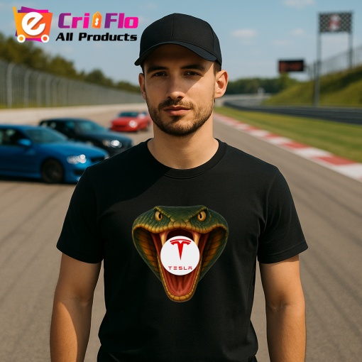 Tricou Tesla Cobra Ataca | Unisex Dama si Barbat