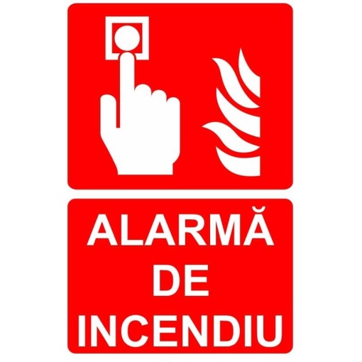 Indicator Alarma de incendiu indicator PSI autoadeziv sticker autocol, Sticker autocolant