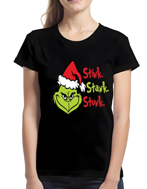 Tricou dama - STIWK, STAWK, STUNK GRINCH
