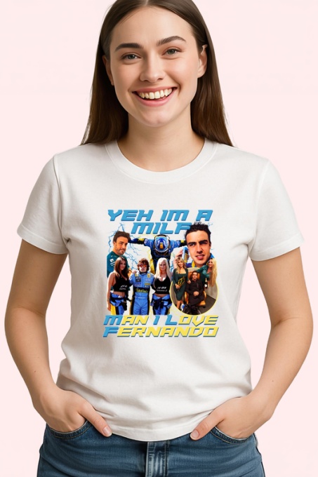 Tricou Fernando Alonso Colaj Gluma Meme Costum Formula 1, Copii | Dama | Barbat