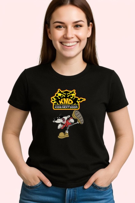 Tricou kids next door copii agenti secreti in misiuni impotriva adultilor, Copii | Dama | Barbat , tricou negru