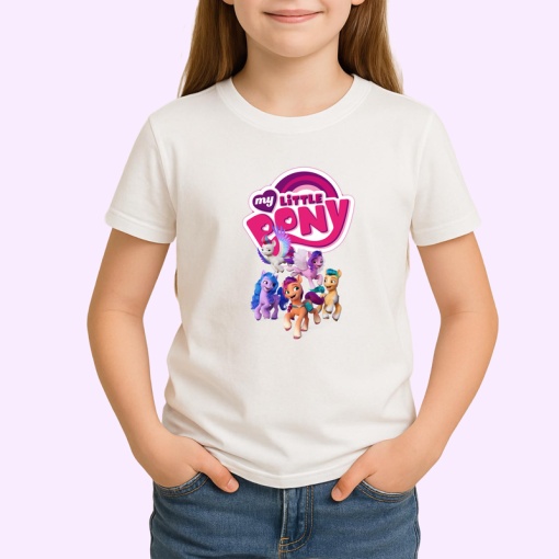 Tricou My Little Pony ponei magici in prietenii si aventuri colorate, Copii | Dama | Barbat