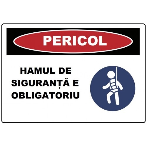 Indicator Hamul de siguranta e obligatoriu, Sticker autocolant