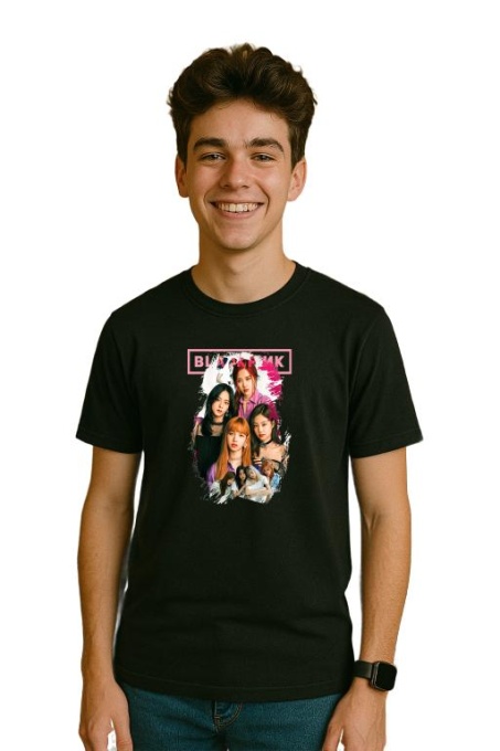 Tricou barbat Kpop cu trupa BLACKPINK 3 music Coreean 162