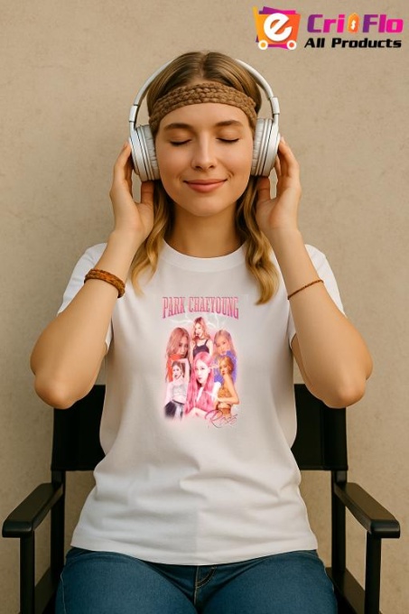 Tricou KPOP dama cu trupa formatia PARK CHAEYOUNG ROSE , music Coreean 278