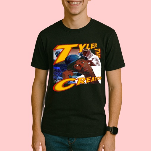 Tricou Tyler, The Creator - Red Microphone, muzica Pop / R&B / Reggae, Dama | Barbat | Copii, Culoare Negru