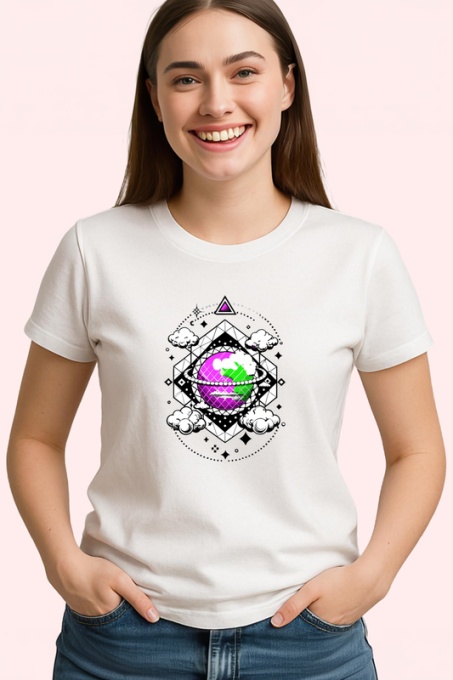 Tricou Universul In Nor Ilustratie Abstracta, Copii | Dama | Barbat