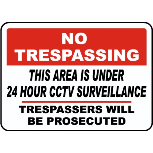 Indicator 24 de ore supraveghere video, Sticker autocolant