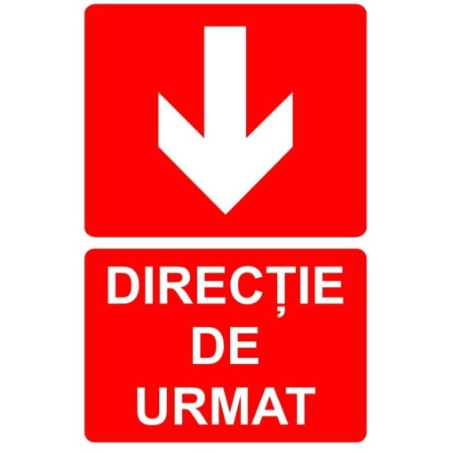 Indicator Directie de urmat PSI autoadeziv sticker autocolant 1, Sticker autocolant